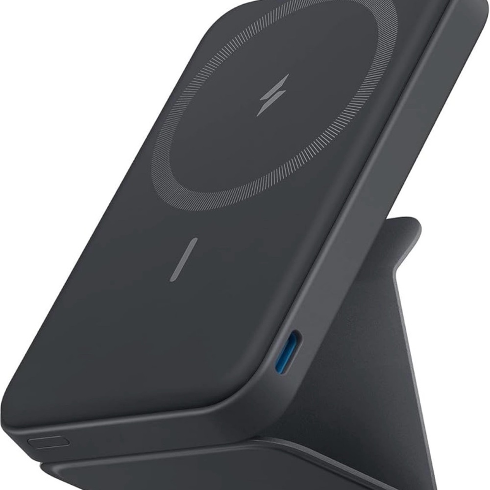 Black Wireless Charger with Stand
